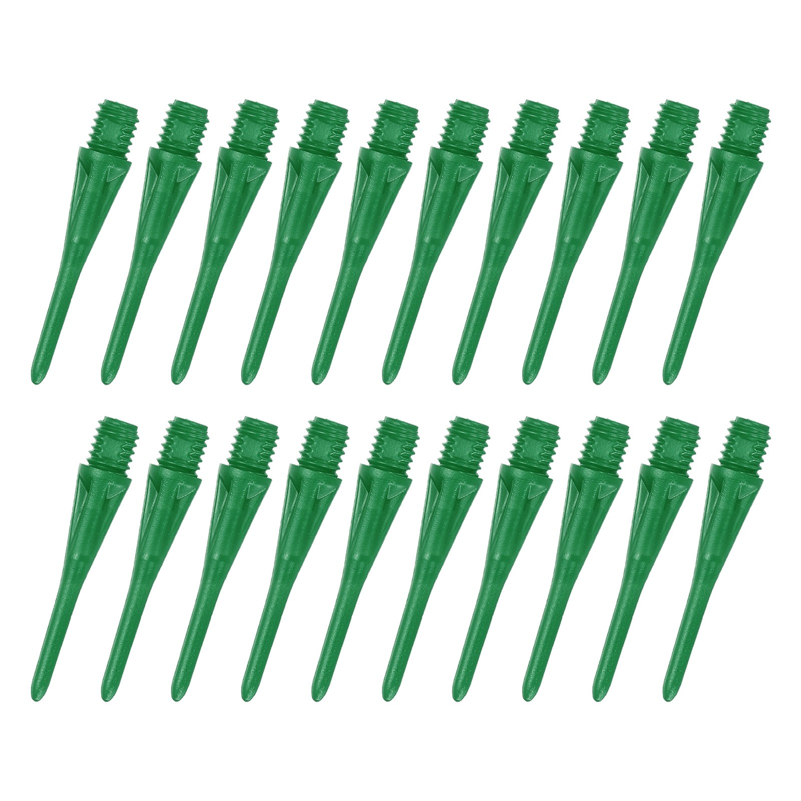 60Pcs Plastic Dart Tips,Game 2BA Thread Soft Darts Tips Green