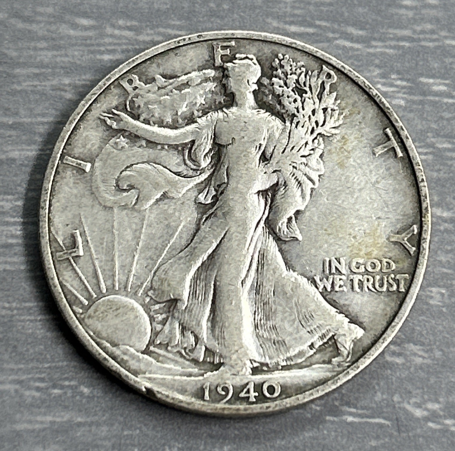 1940-S Half Dollar Lady Liberty Walking