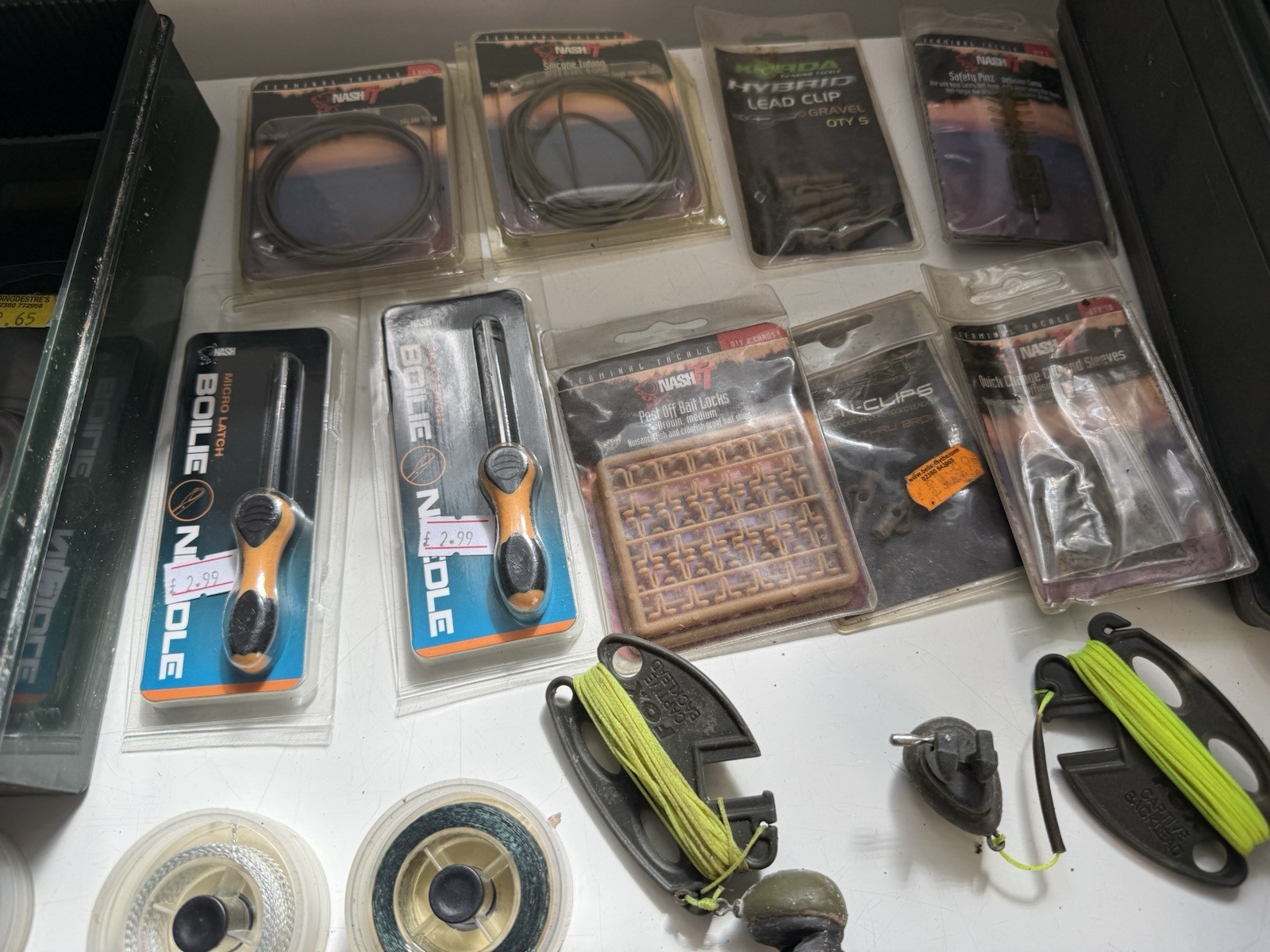 NASH / FOX CARP FISHING TACKLE BOXES WITH TACKLE