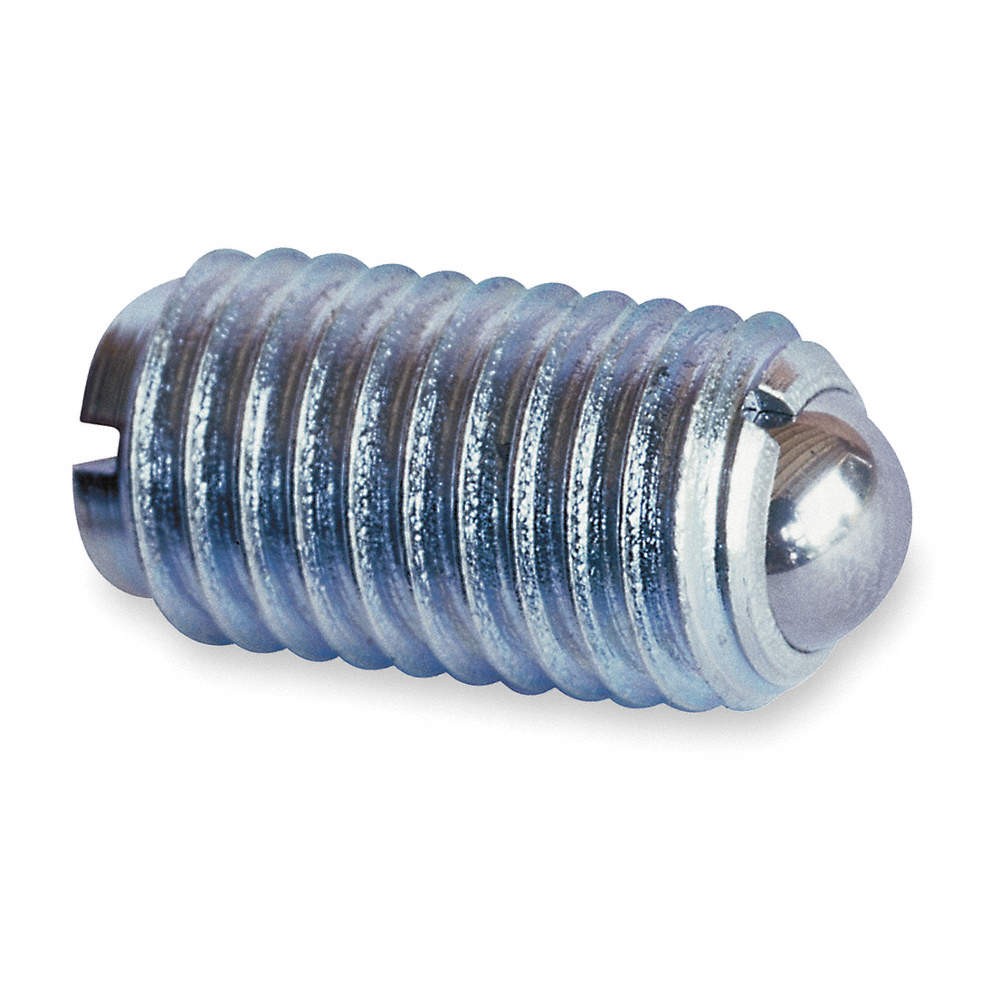 TE-CO 52810 Spring Plunger,3/8"-16,Steel, PK 5 2YLV6