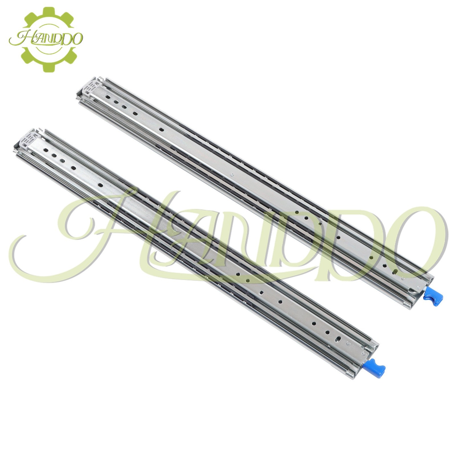 1Pair Heavy Duty Drawer Slides 28 Inch 500 lb Load Capacity Side Mount Extension
