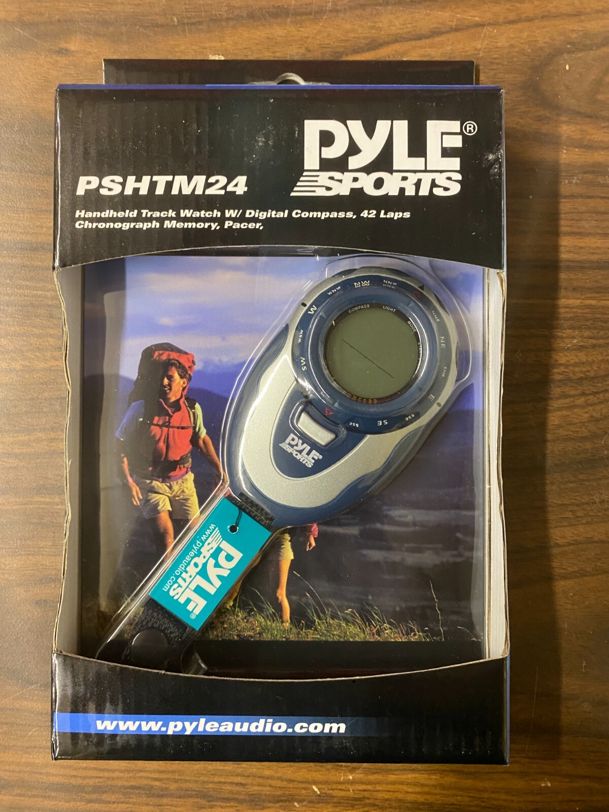 Pyle Multifunctional Sports PHSTM24.5 Handheld Track Watch With Digital Compass