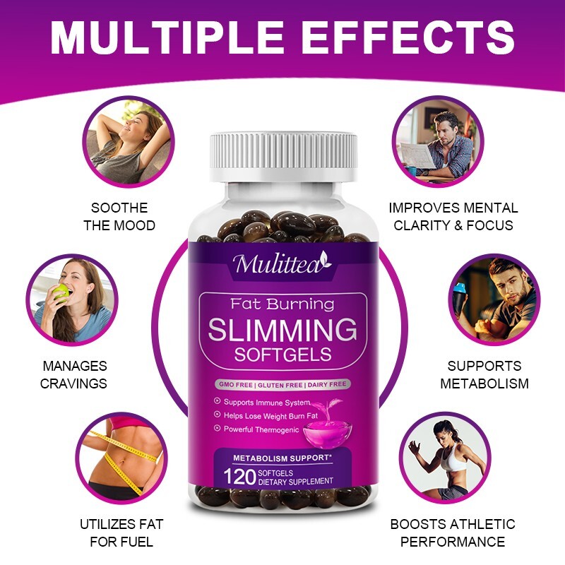 Detox Fat Burn Lose Weight Capsules Night Time Fat Burner Weight Loss （2 Pack）