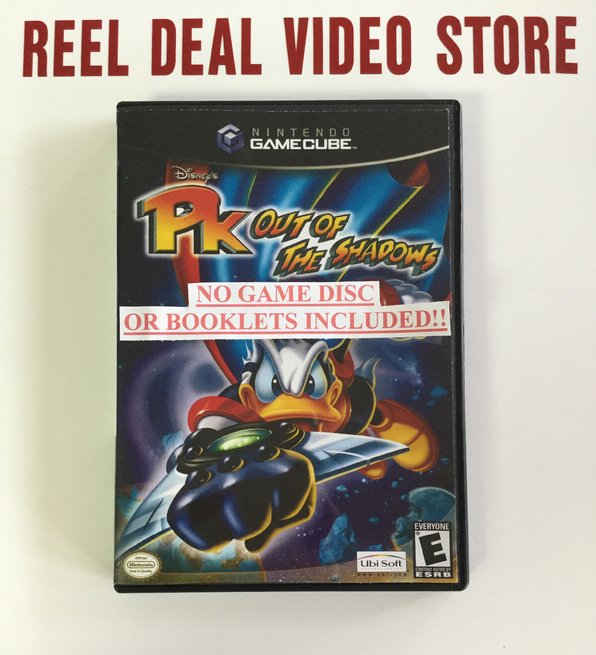 Disney's PK: Out of the Shadows GameCube Replacement Cover + DVD Case!!!
