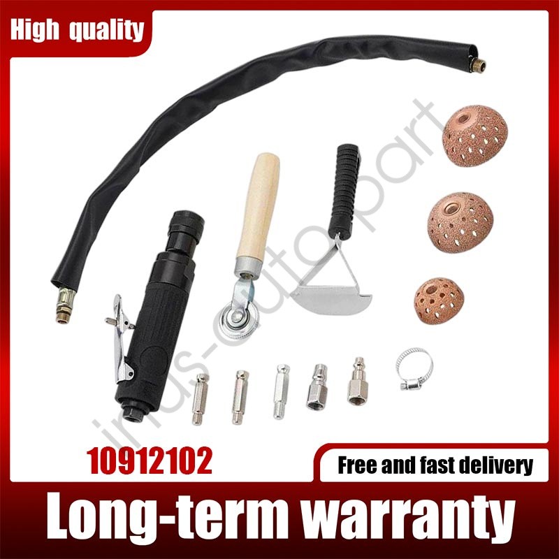 Air Tire Repair Tools Set - 2500rpm Buffer Patch Roller & Tungsten Wheel