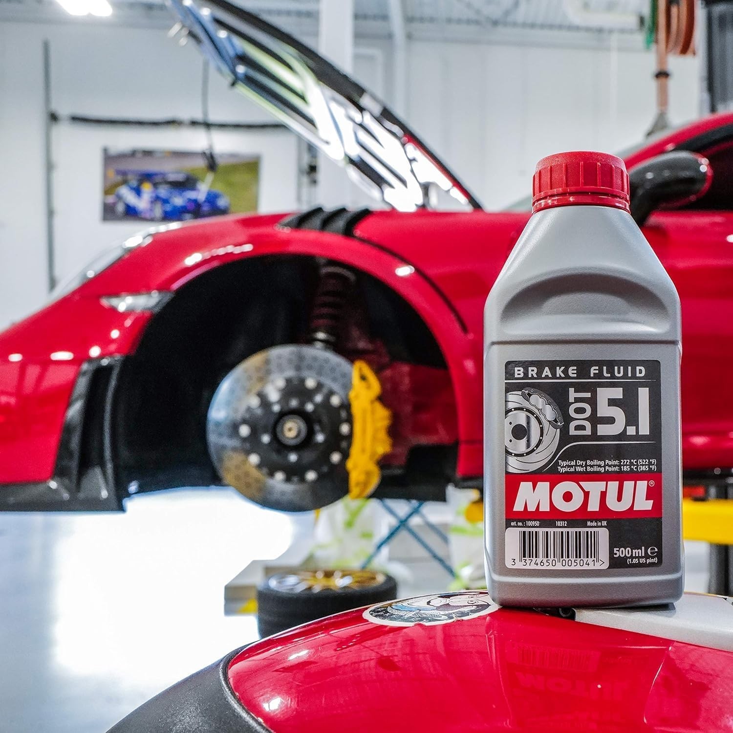 DOT 5.1 100% Synthetic Brake Fluid - 500ml Bottles, 3-Pack 100951