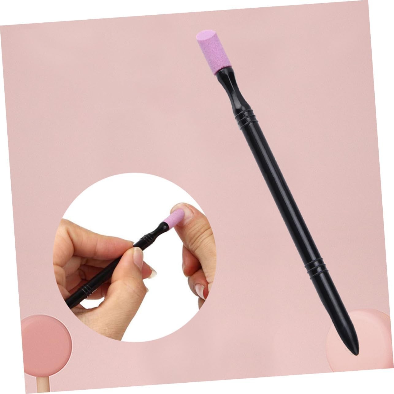 NEW Nail File Cuticle Stone Pusher Trimmer Nail Sanding Sticks Nail Buffing Tool