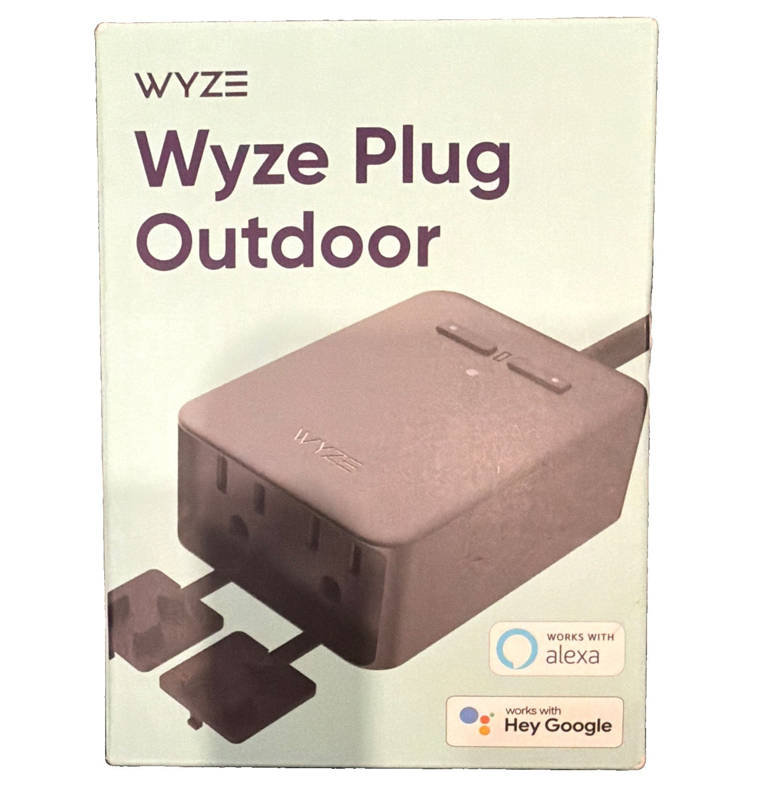 Wyze Outdoor Smart Plug Dual Outlet IP64 15A WLPP01-1 Alexa/Google/IFTTT