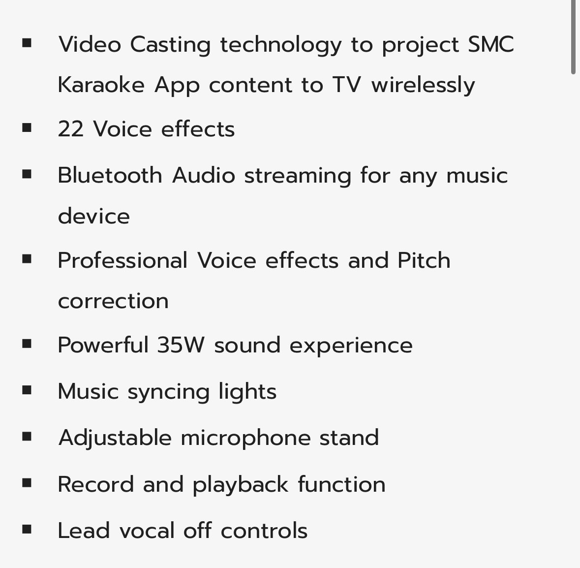 The Singing Machine SMC2035 Sing Cast Max Stand-Alone Karaoke Machine, Stand