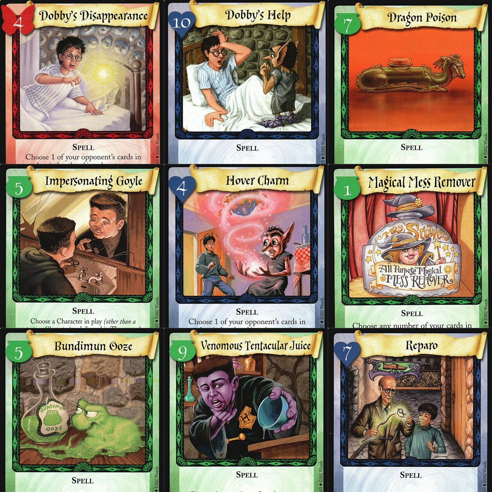 Harry Potter - Chamber of Secrets - Pick Your Cards - Holos + Foils - NM/LP