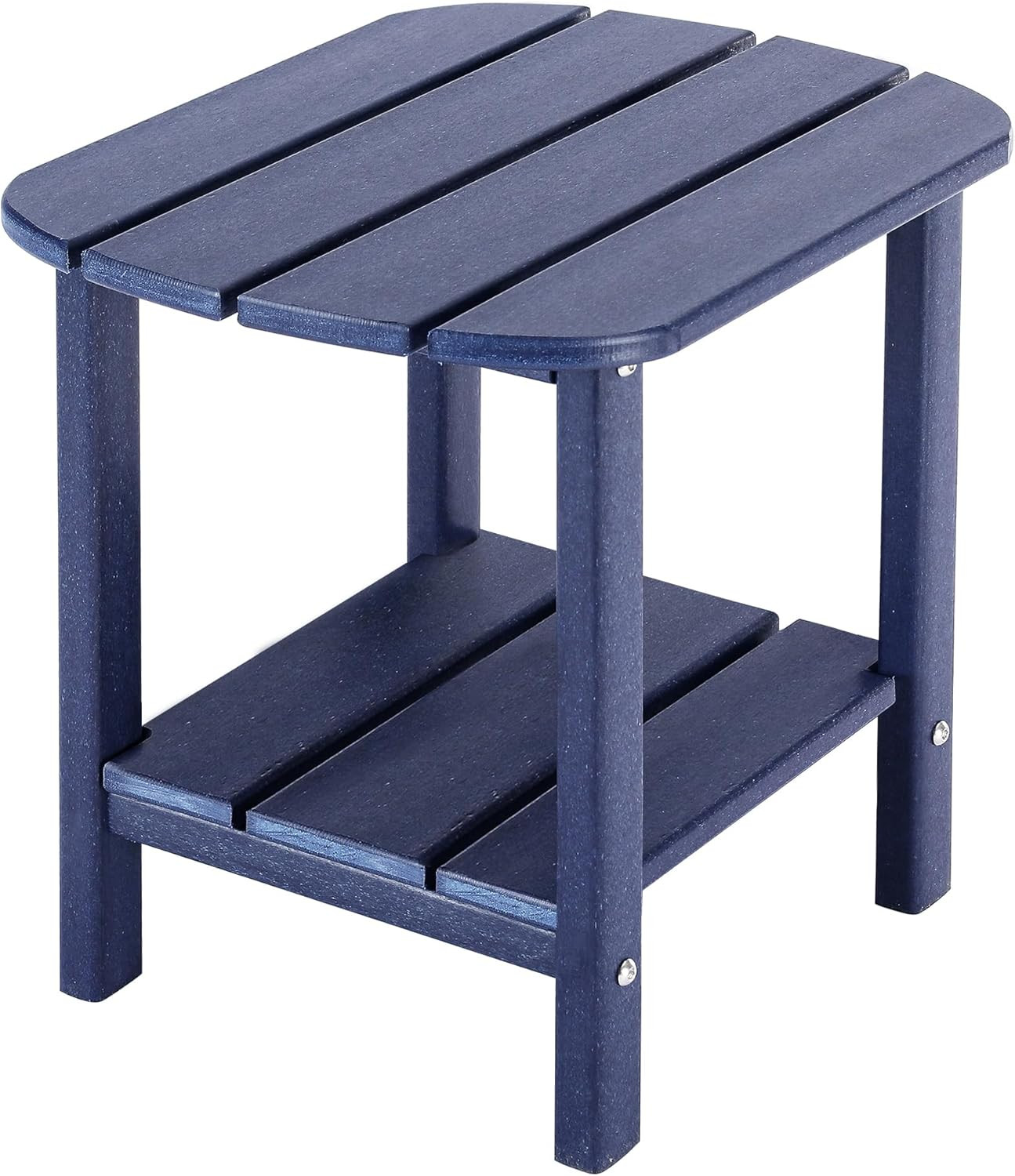Double Adirondack Side Table - Indoor/Outdoor End Table for Patio