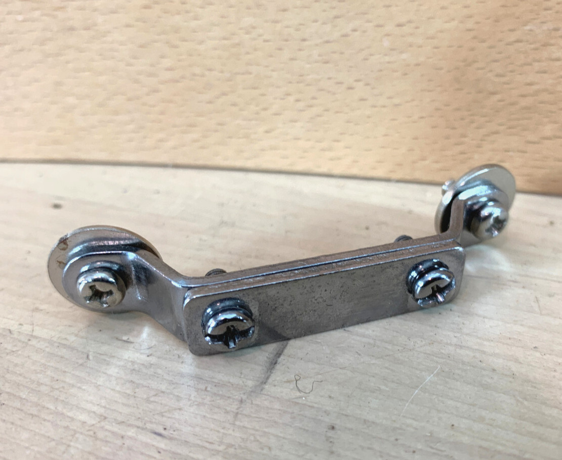 Snare Drum BUTT PLATE Wire Tie Block End Part Generic Import 2-3/8-Inch Holes