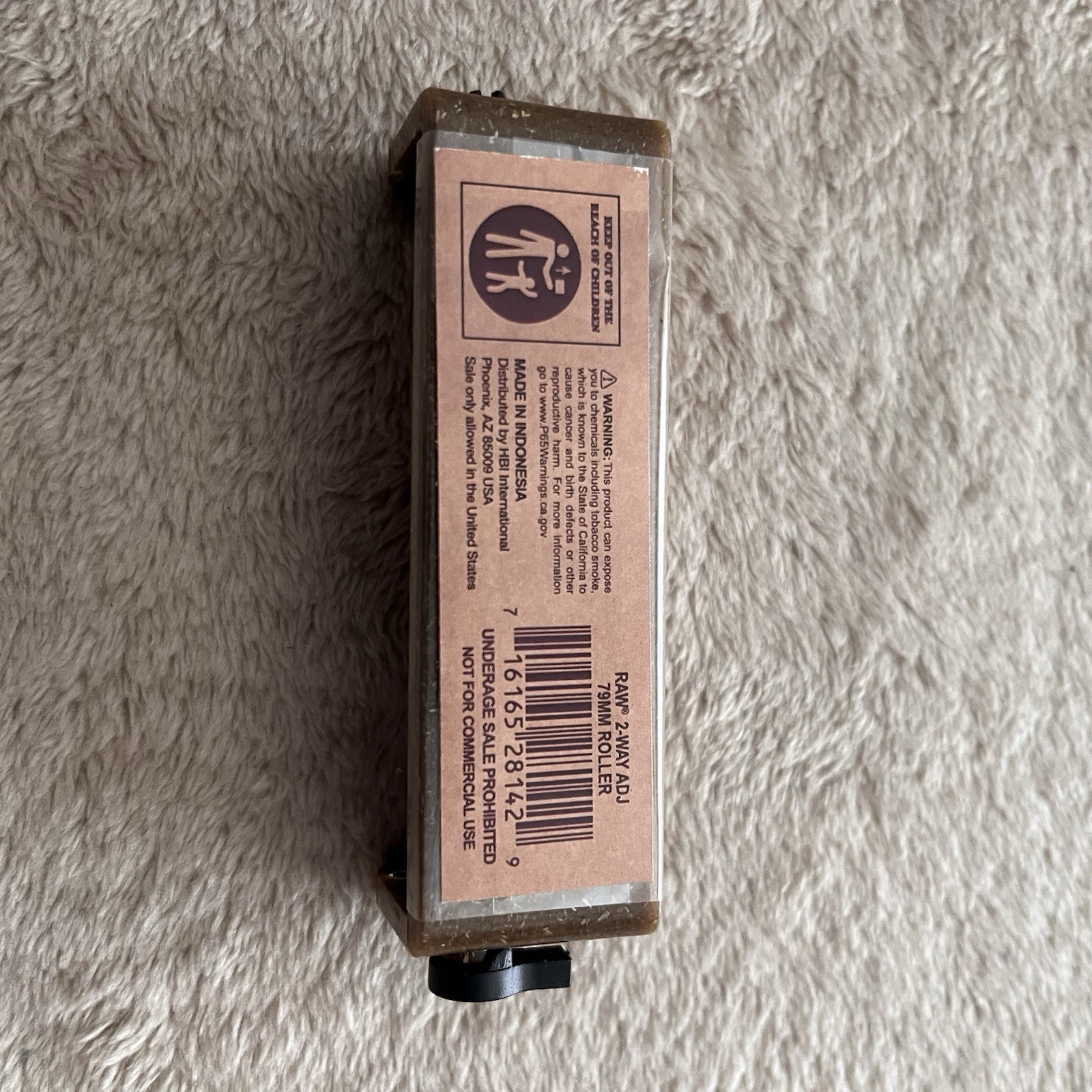 1 (one) RAW 79 mm 1 1/4 Hemp Plastic Cigarette Rolling Machine