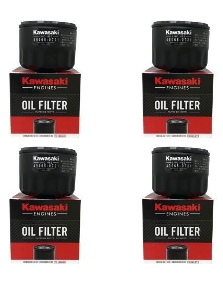 4PK OEM Kawasaki 49065-0736 Oil Filter Repl 49065-0721 7007