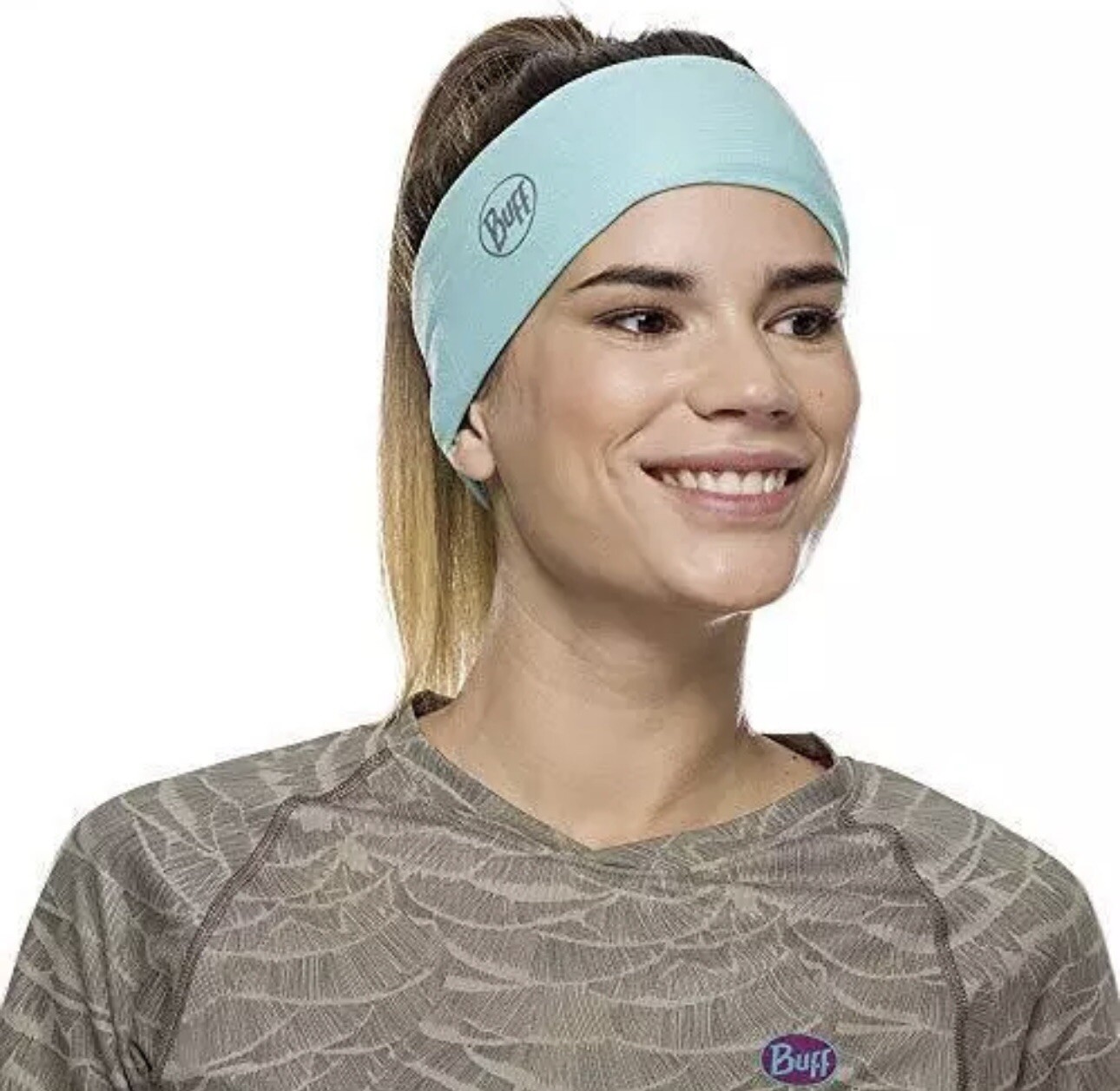 Buff Gaitor Multifunctional Headwear Solid Pool Blue Coolnet UV+