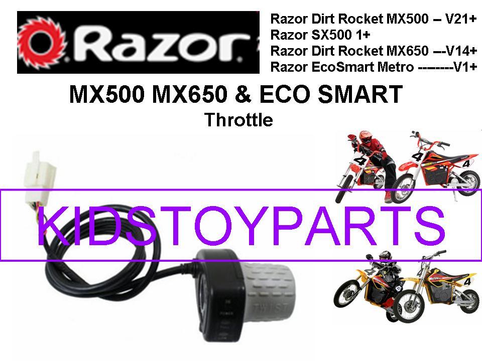 36V Razor MX500 SX500 MX650 EcoSmart Metro Twist Throttle 6 wire variable speed