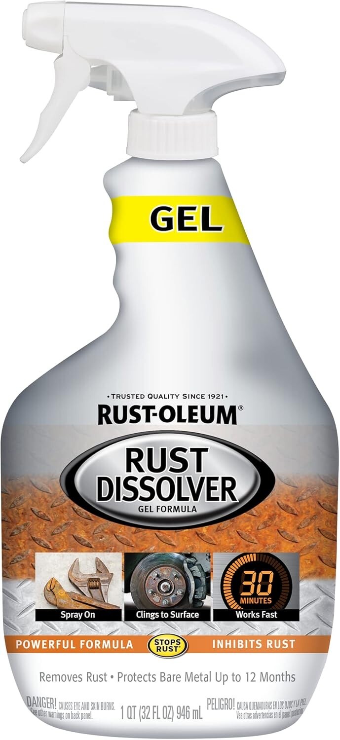 Rust-Oleum Rust Dissolver Gel Spray-300112, 32 oz rust remover