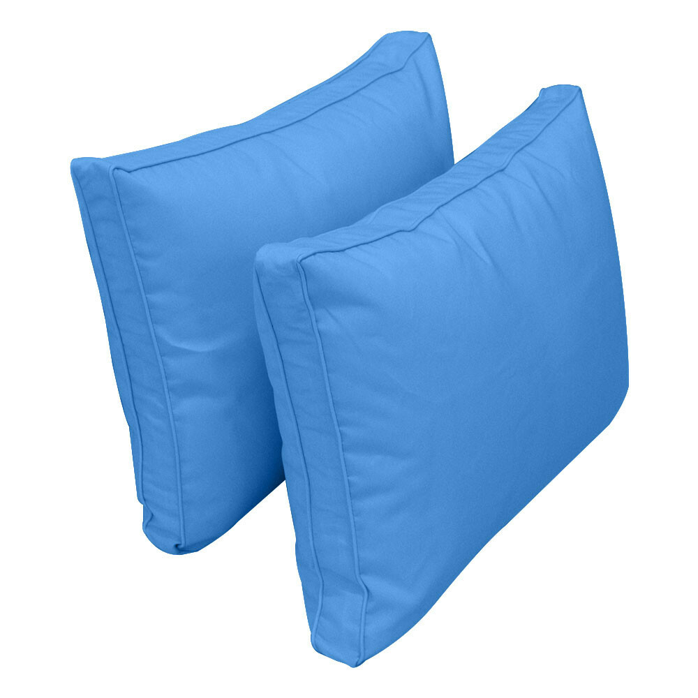 |SLIPCOVER ONLY| S1 Outdoor Bolster Backrest Pillow Covers Same Piped Crib AD102