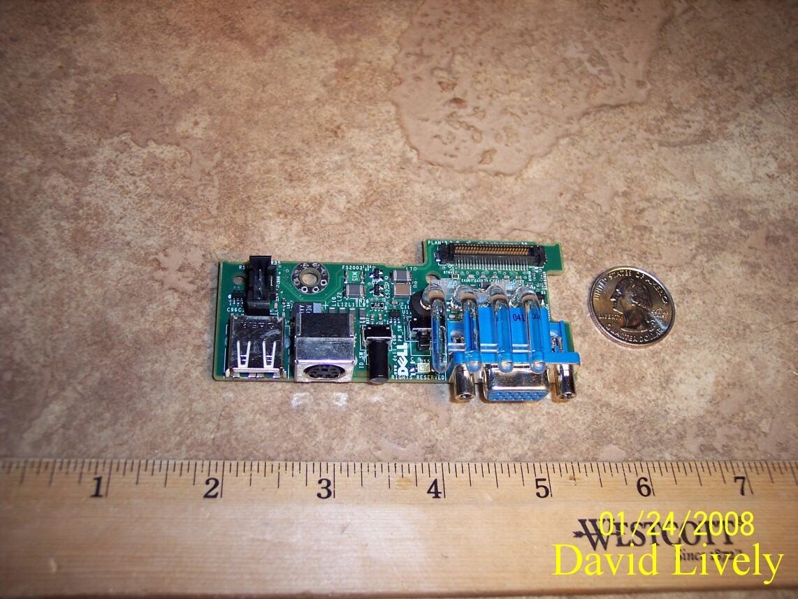 2x Lot Dell 7R820 Front VGA/USB/PS/2 Panels Poweredge 1650 PE1650 CN-07R820
