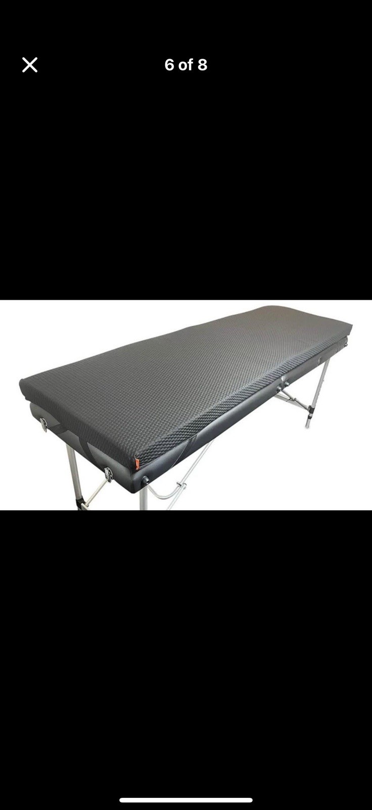 Portable Folding Massage Table Basic Black With Head, Arm Rest