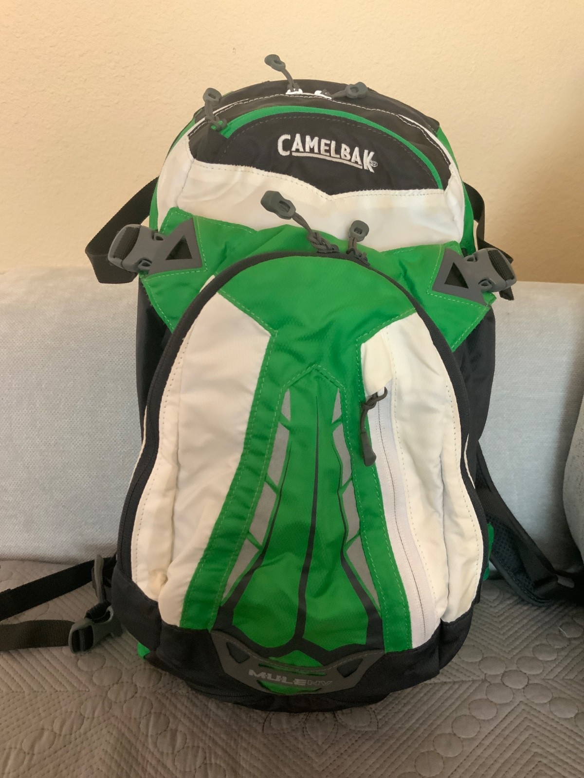 CamelBak Green Black and White Hydration Backpack