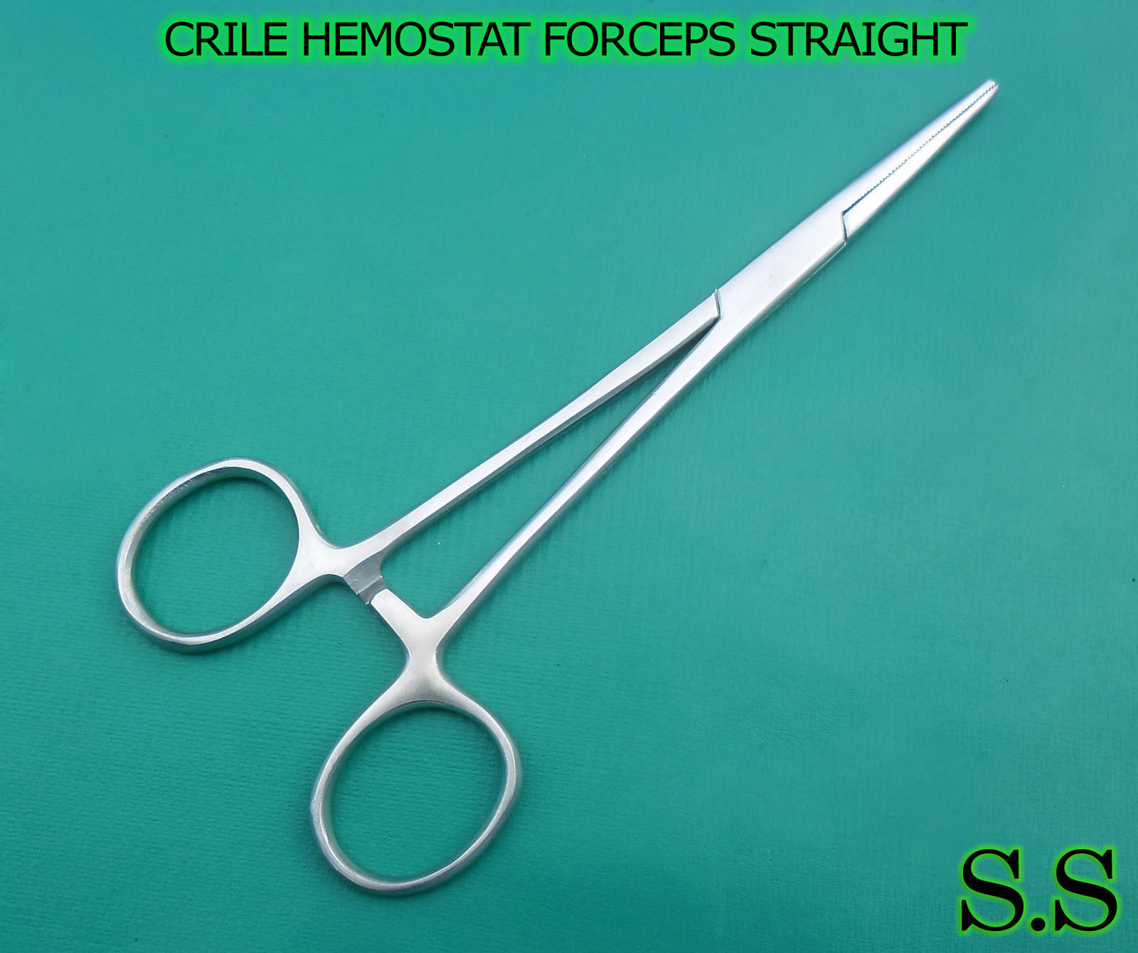 6 Crile Hemostat Forceps 5.50" Straight OR GRADE