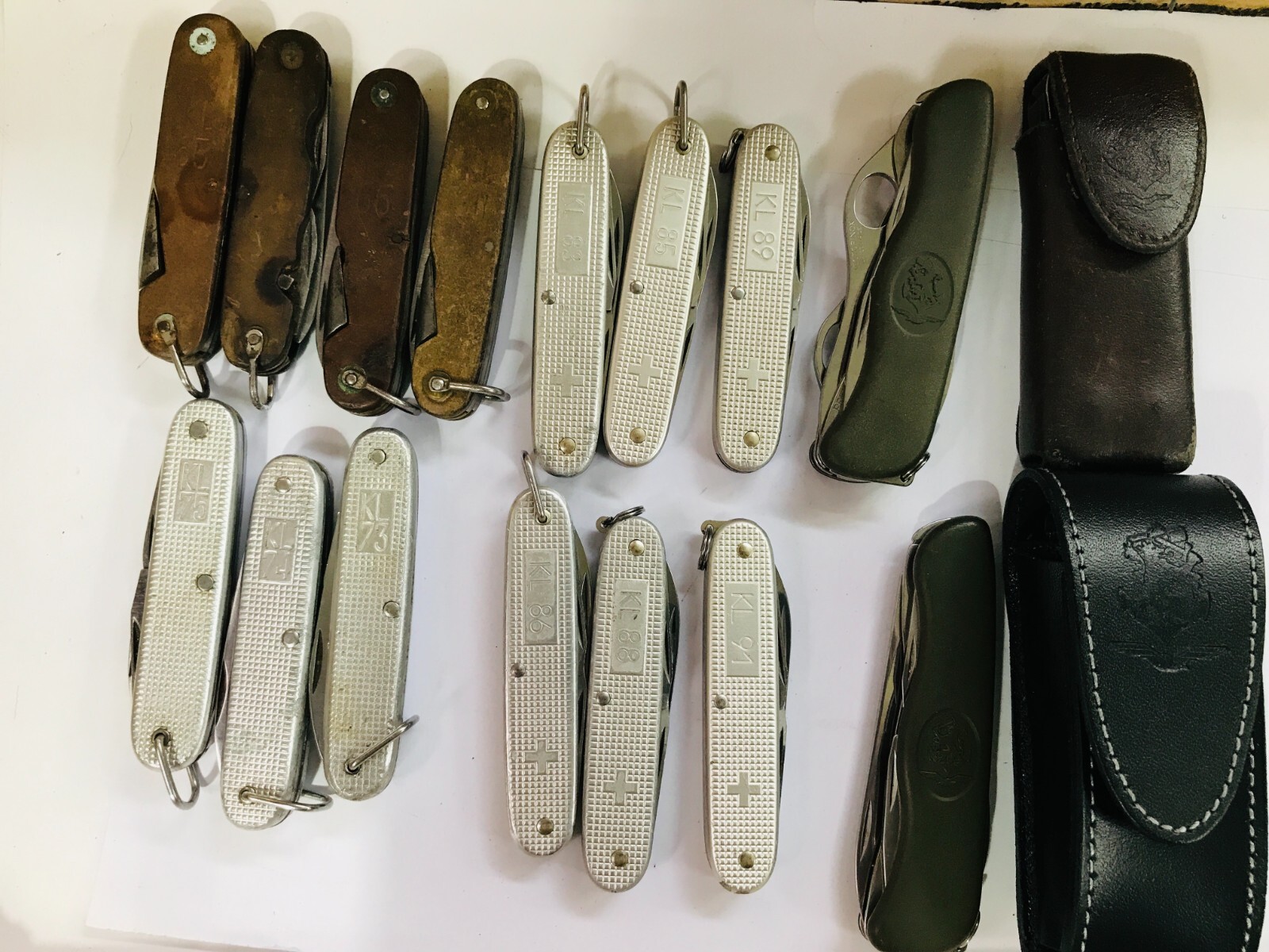 Victorinox ALOX SOLDIER OLD CROSS KL DutchArmy Knife DAK Silver Pioneer / AMEFA