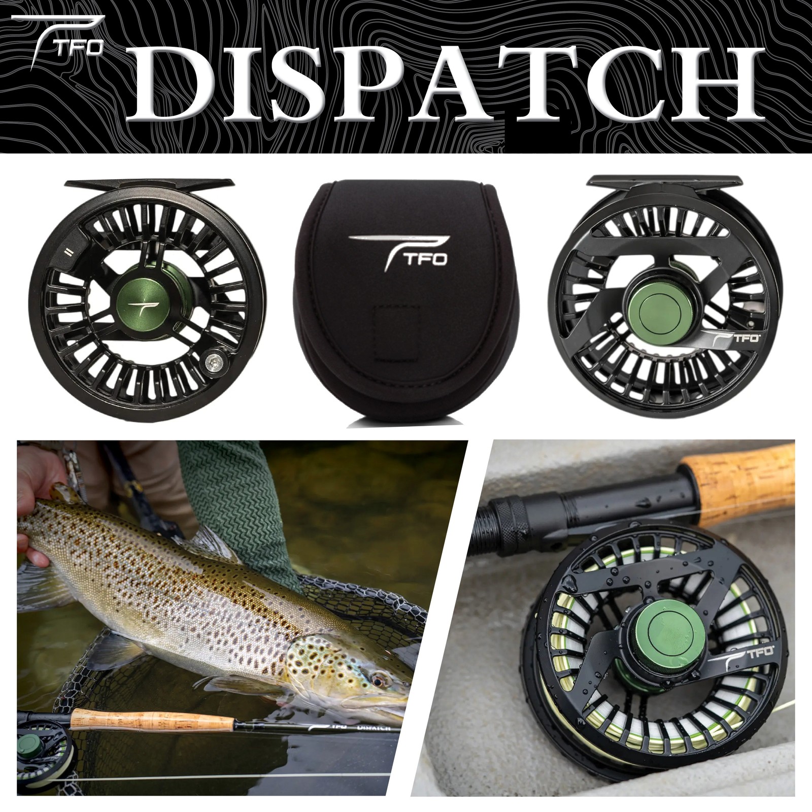 TFO Dispatch II Fly Reel 5/6wt | Lifetime Warranty FREE SHIPPING
