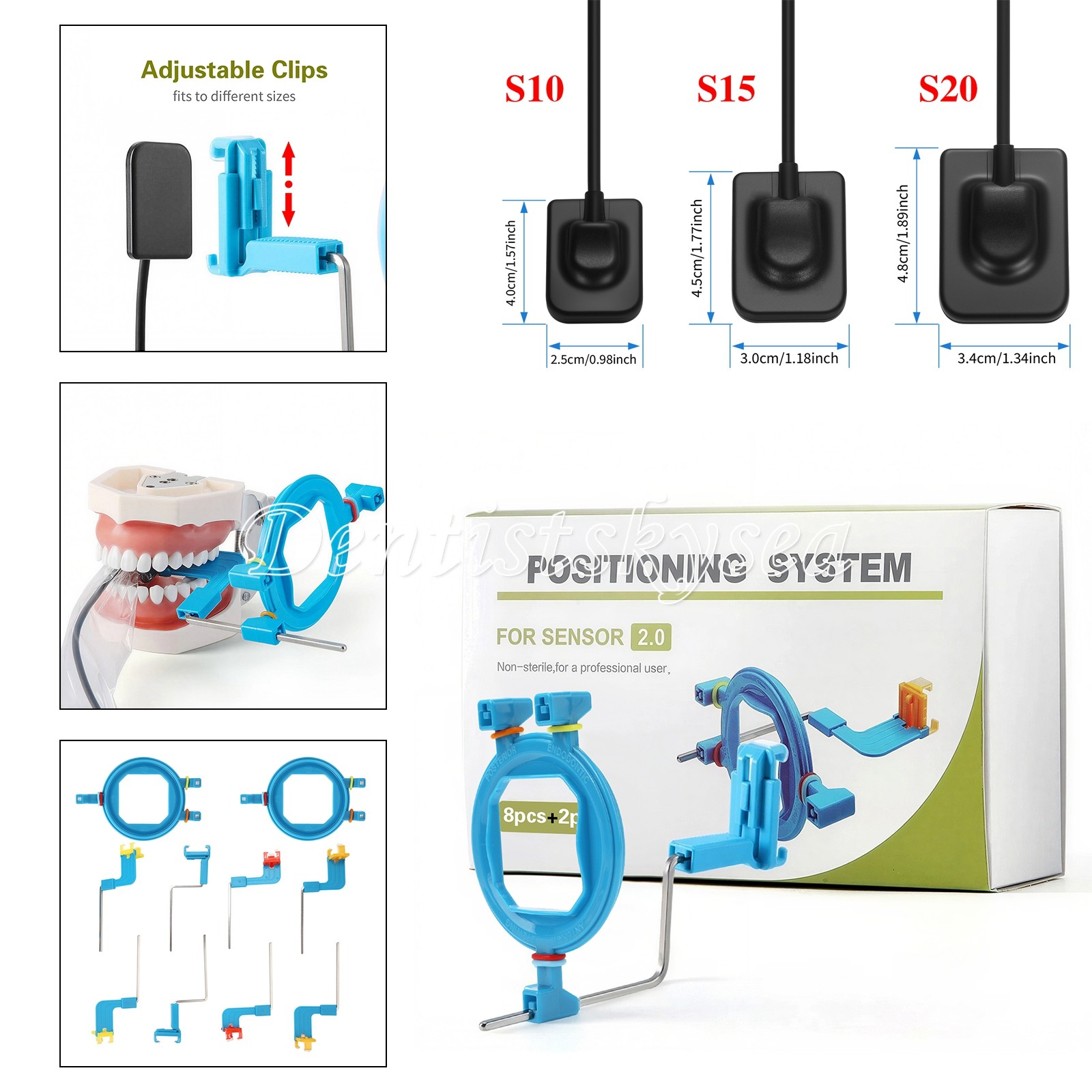 Dental X-Ray Positioner Digital Xray Sensor Holder Film Positioning System
