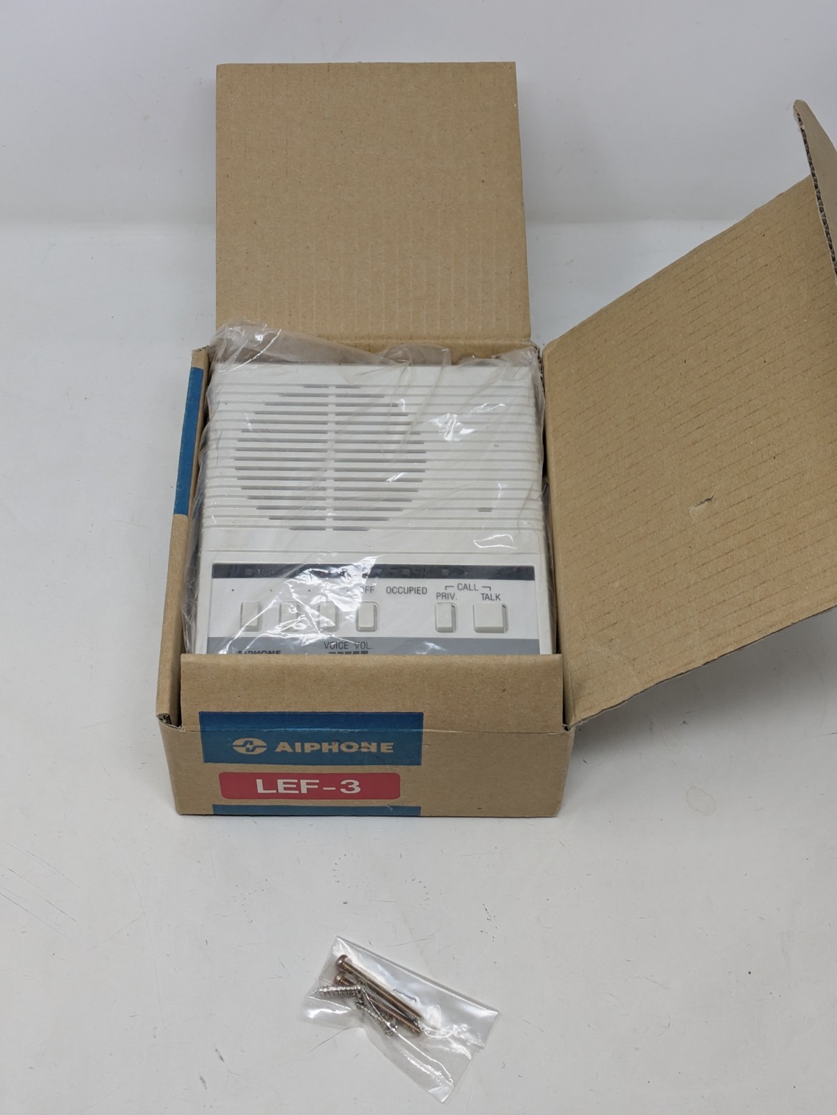 Aiphone Intercom LEF-3 Open Voice Selective 3-Call Master Door Stations NEW