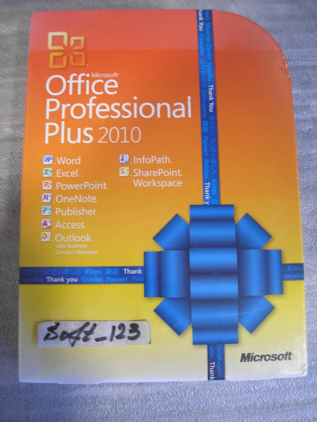 Microsoft Office 2010 Professional Plus For 2 PCs Full Version =NEW SEALED BOX=
