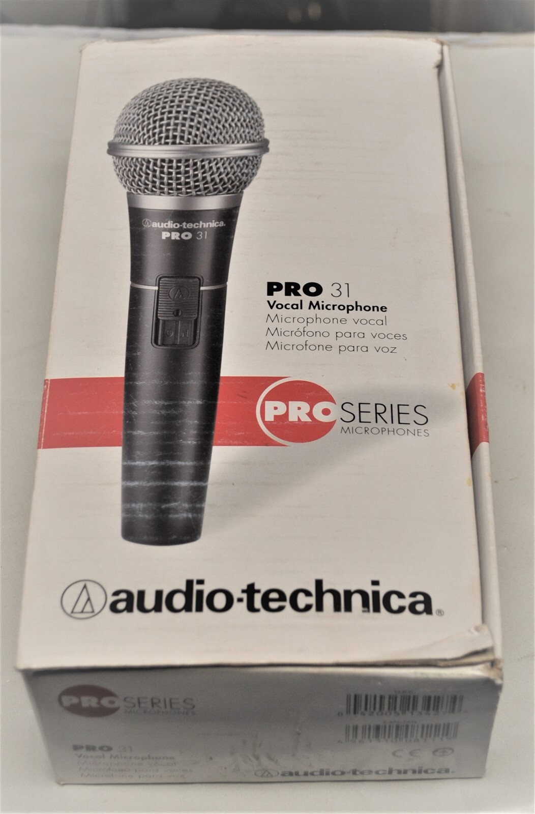VINTAGE AUDIO-TECHNICA PRO SERIES PRO 31 MICROPHONE GOOD NEW OPEN BOX