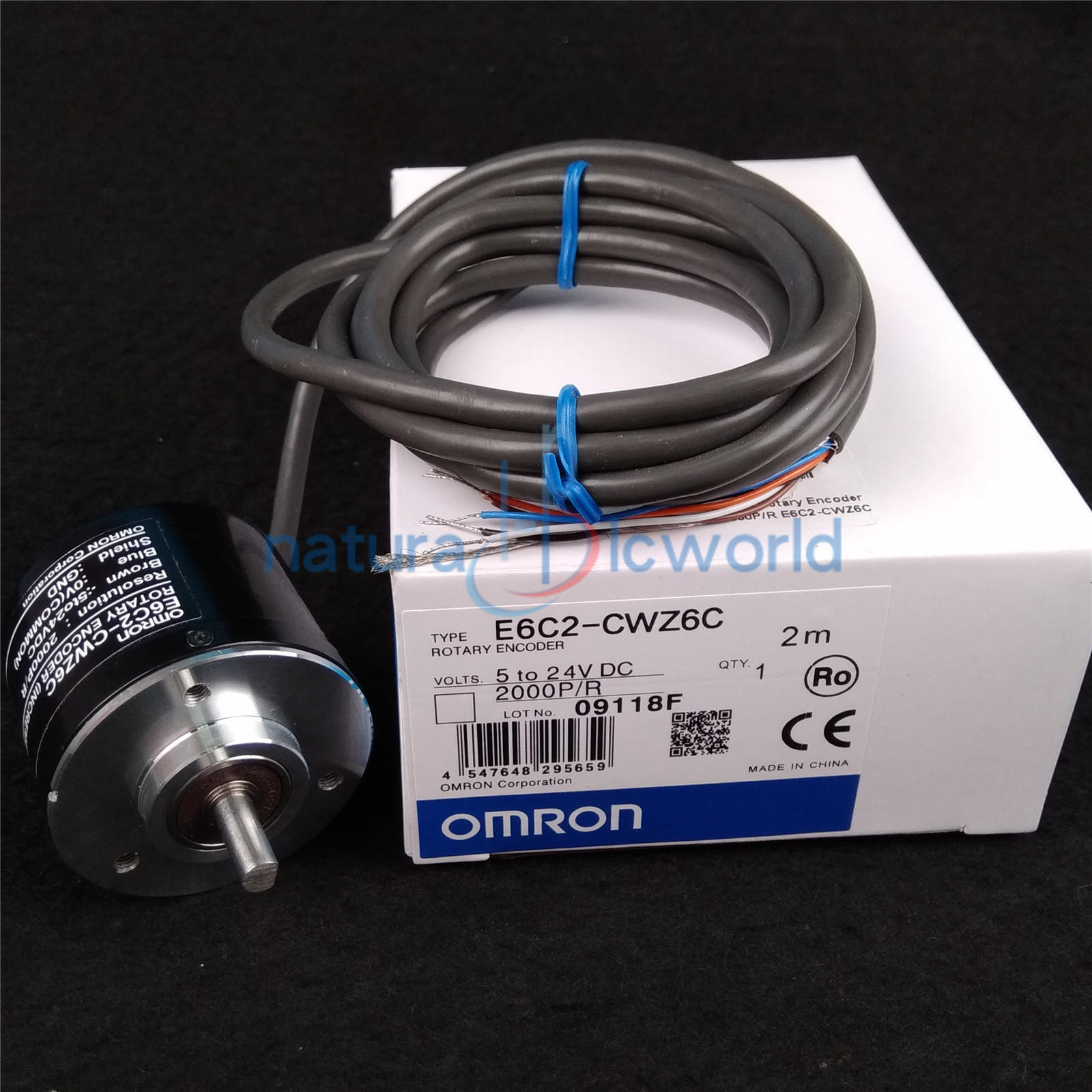 Omron Rotary Encoder E6C2-CWZ6C 2000P/R E6C2-CWZ6C New In Box