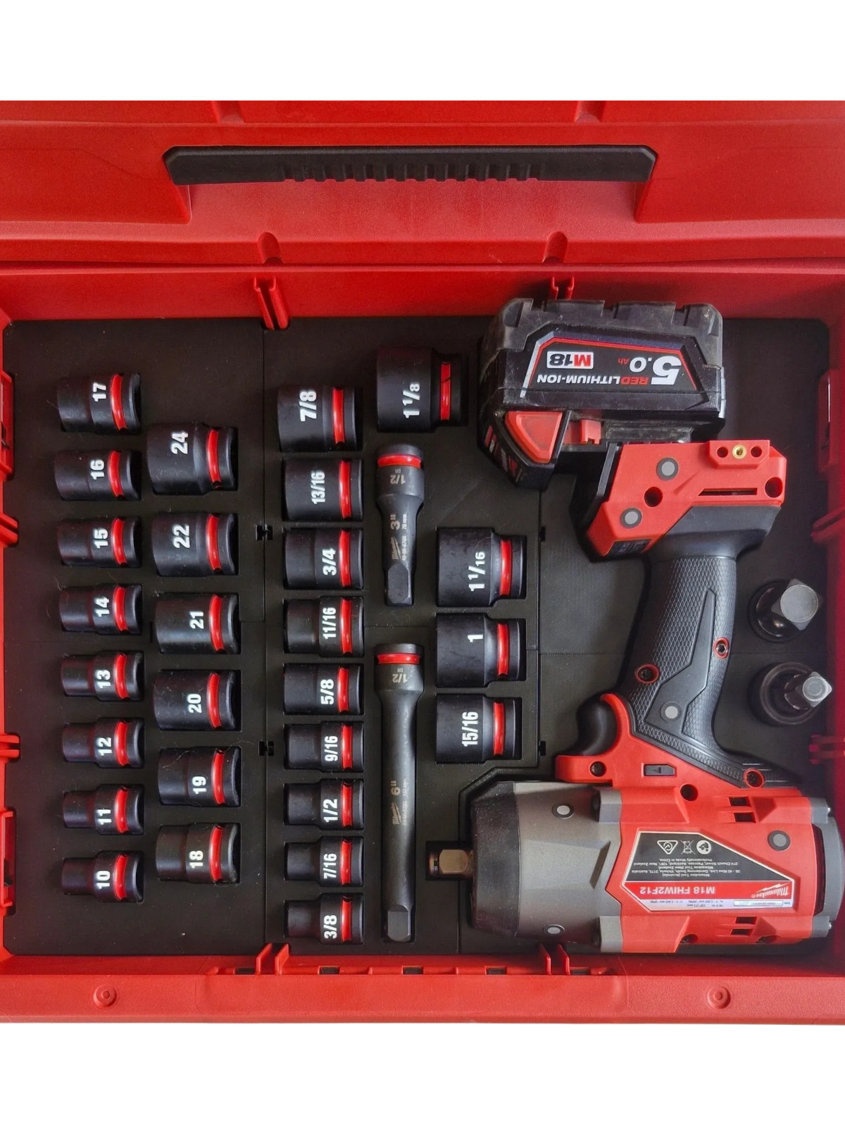 M18 Fuel High torque Impact INSERT for 3 Draw Packout