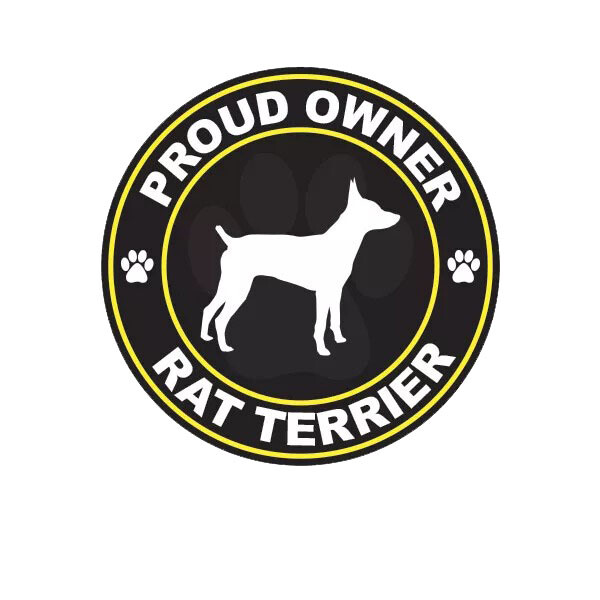 Proud Owner Rat Terrier Sticker Decal