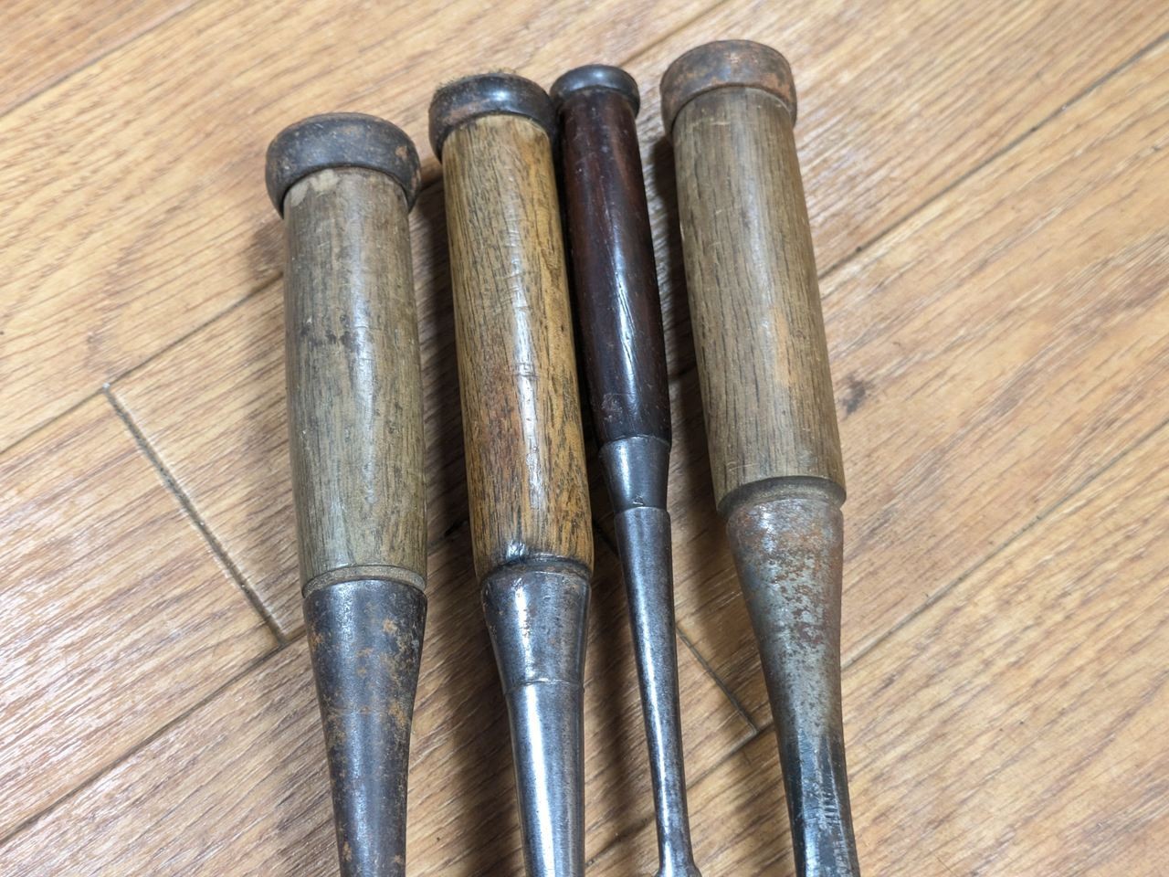 Japanese vintage chisel tataki Nomi Japan Old Vintage 18.17.10.25mm RB031