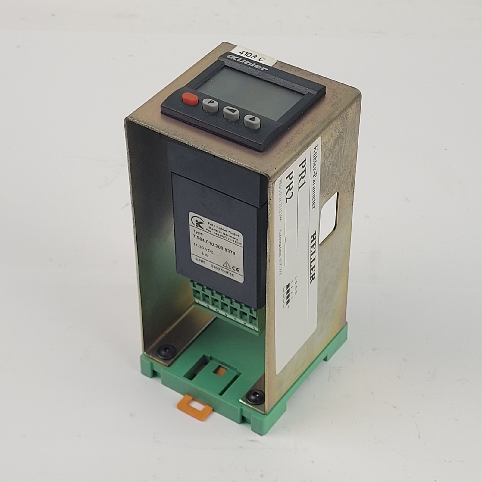 Kubler 7.904.010.300.9378 Impulse Counter, 11-30 VDC, 4 Watts - USED