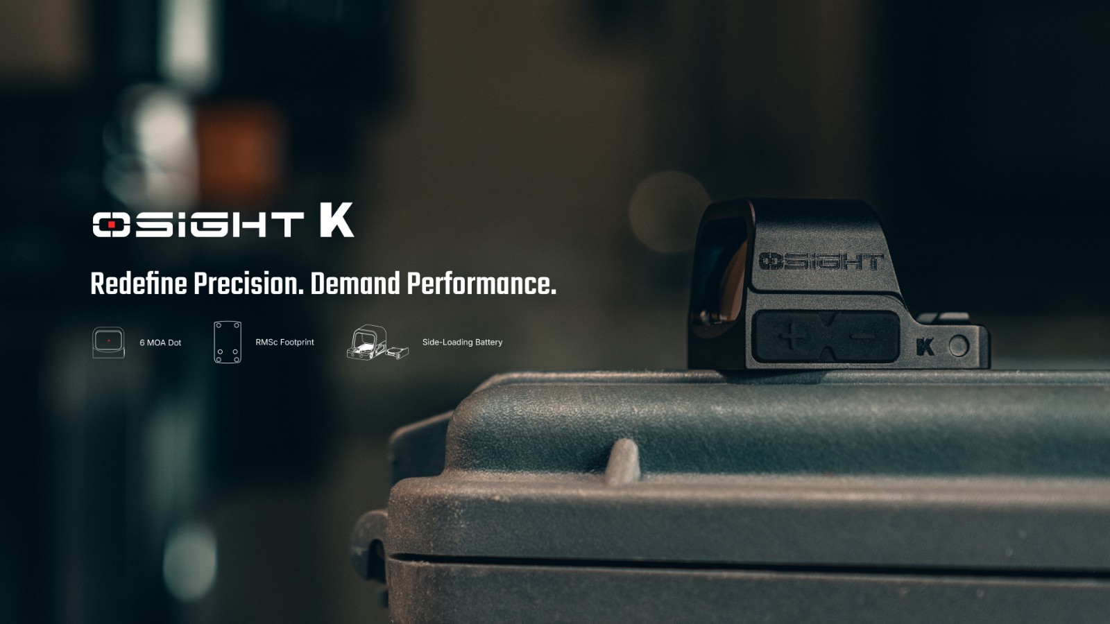 Olight Osight K Open Reflex Optic w/Replaceable Side-Loading Battery