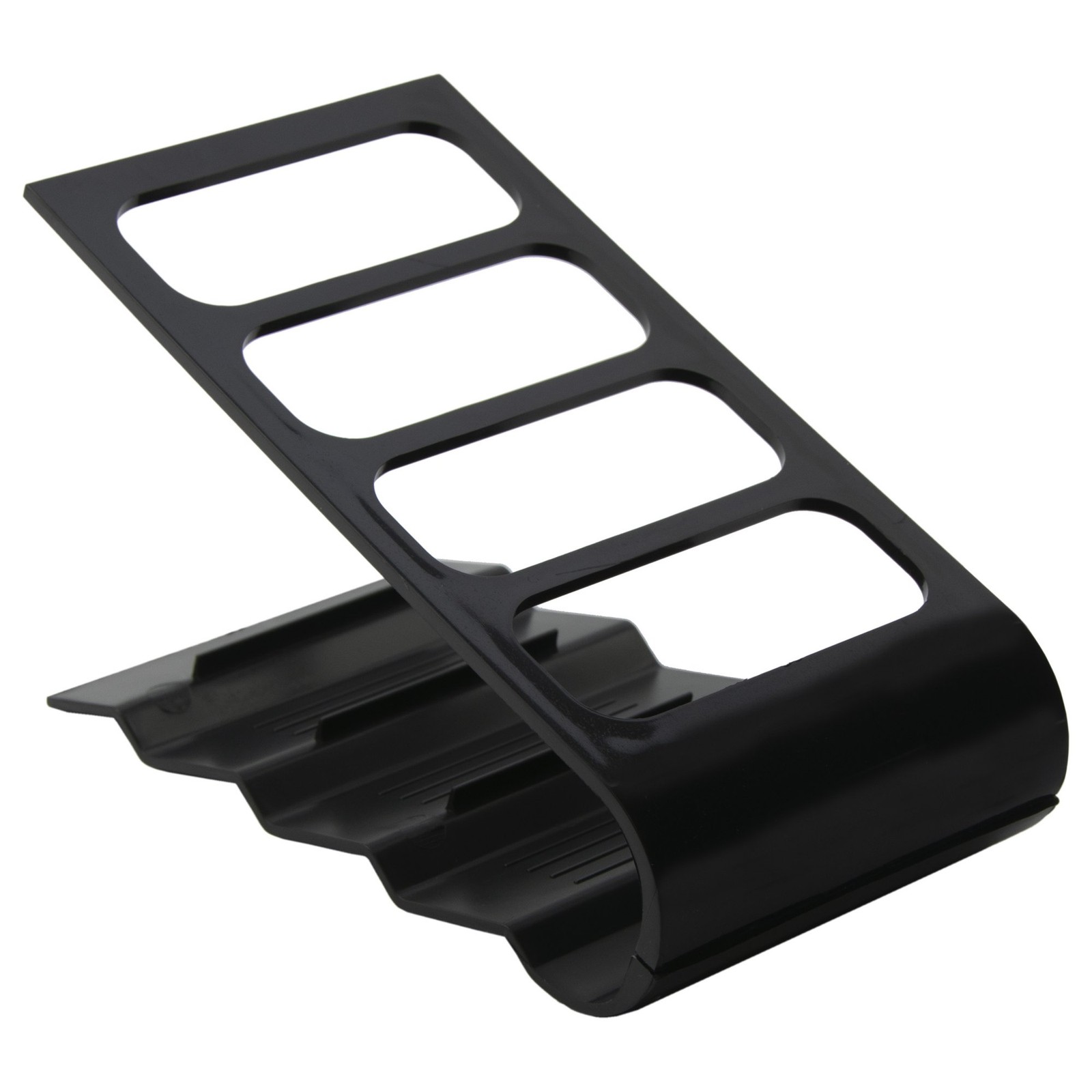 4 Slot Remote Control Stand Holder in Black