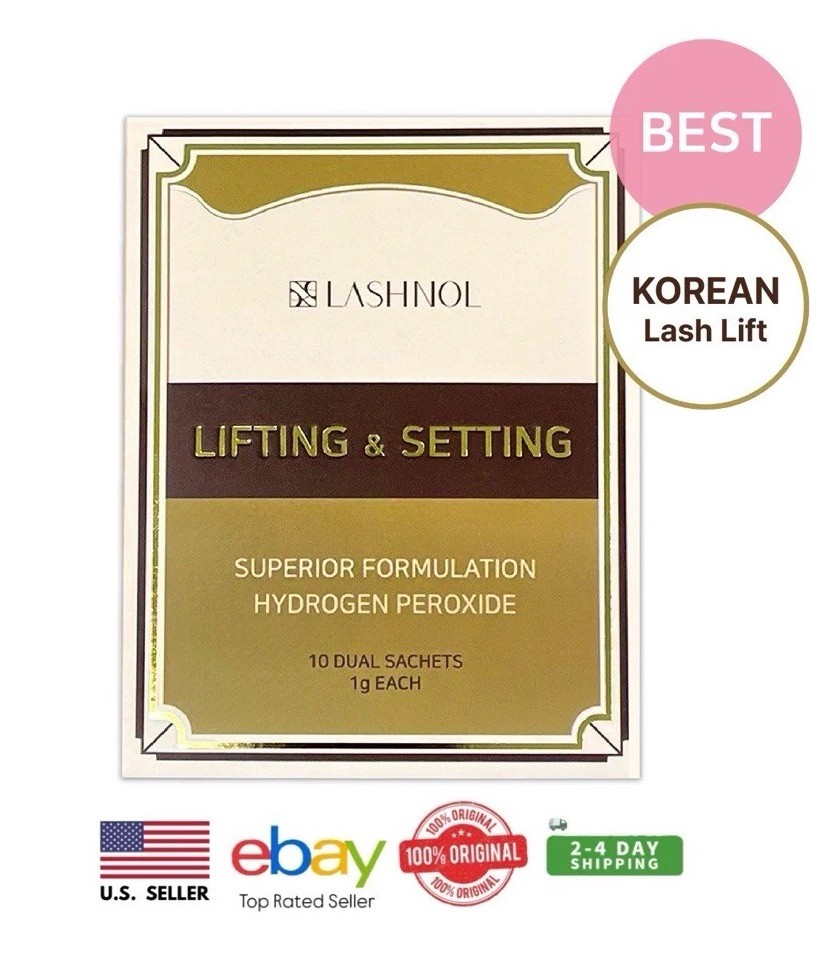 Lashnol Korean Lash Lift Kit - Cysteamine Eyelash & Brow Perm Lotion-Dual Sachet
