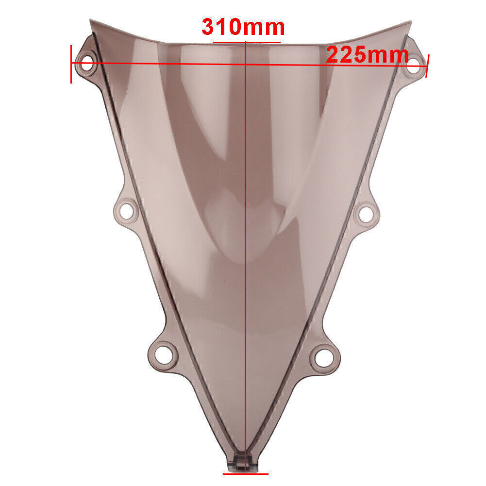 Motorcycle Windshield Windscreen Double Bubble For Honda CBR 300R 2014-19 Silver