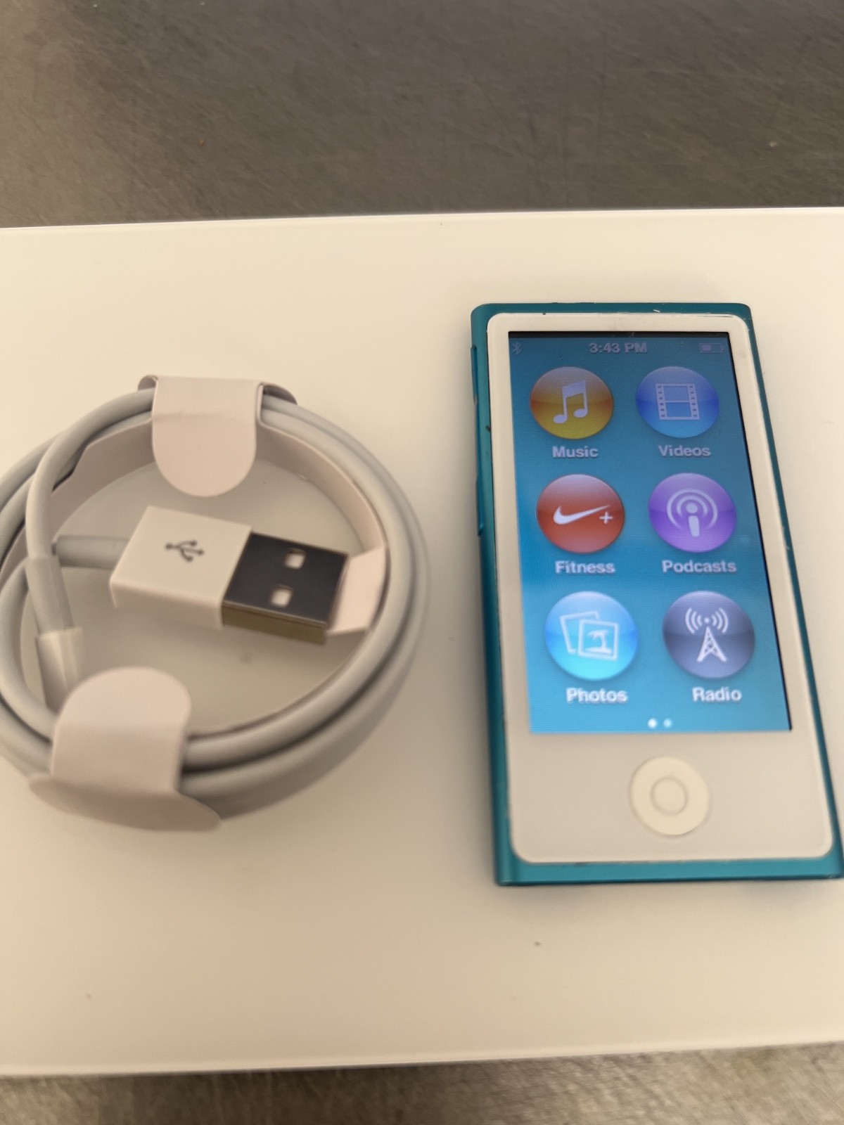 Apple iPod nano 7th Gen Blue (16 GB) NEW BATTERY.