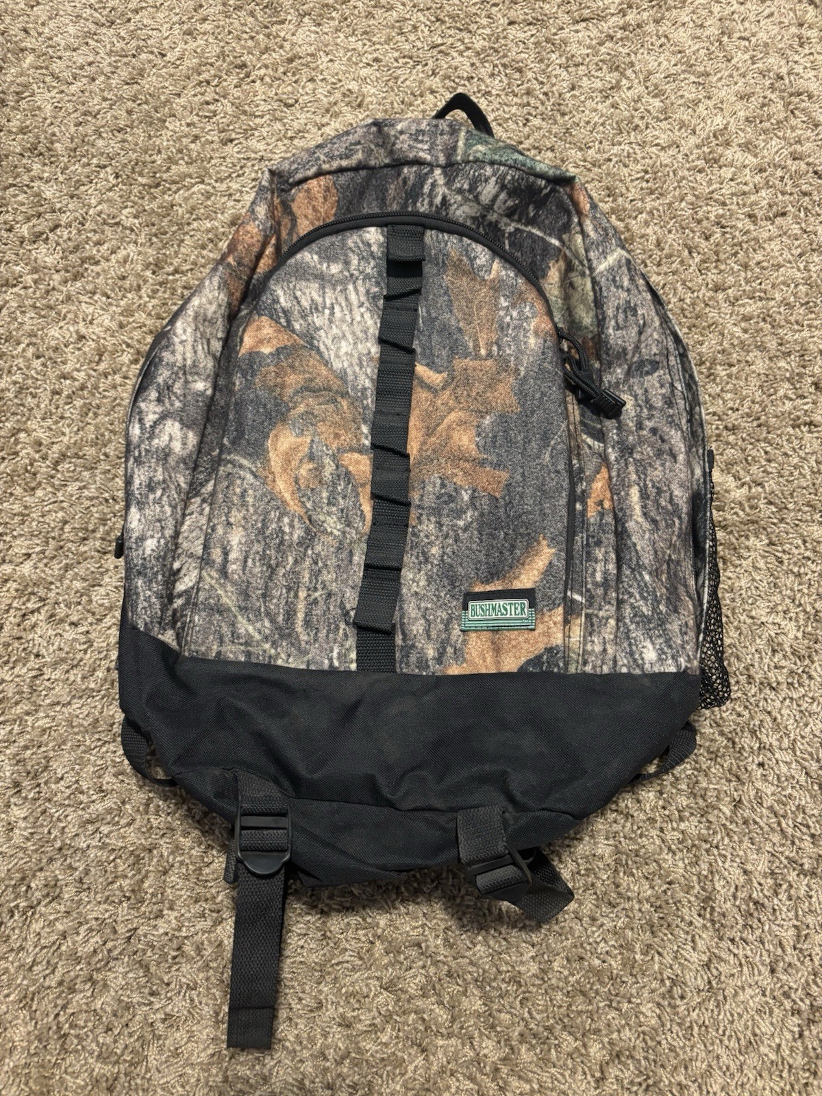 Bushmaster Camo Design Backpack Zippered Compartments