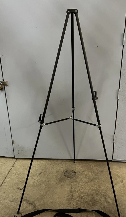 BLACK Quartet 51E Portable Telescoping Tripod Display Easel Extends 38" to 66"DR