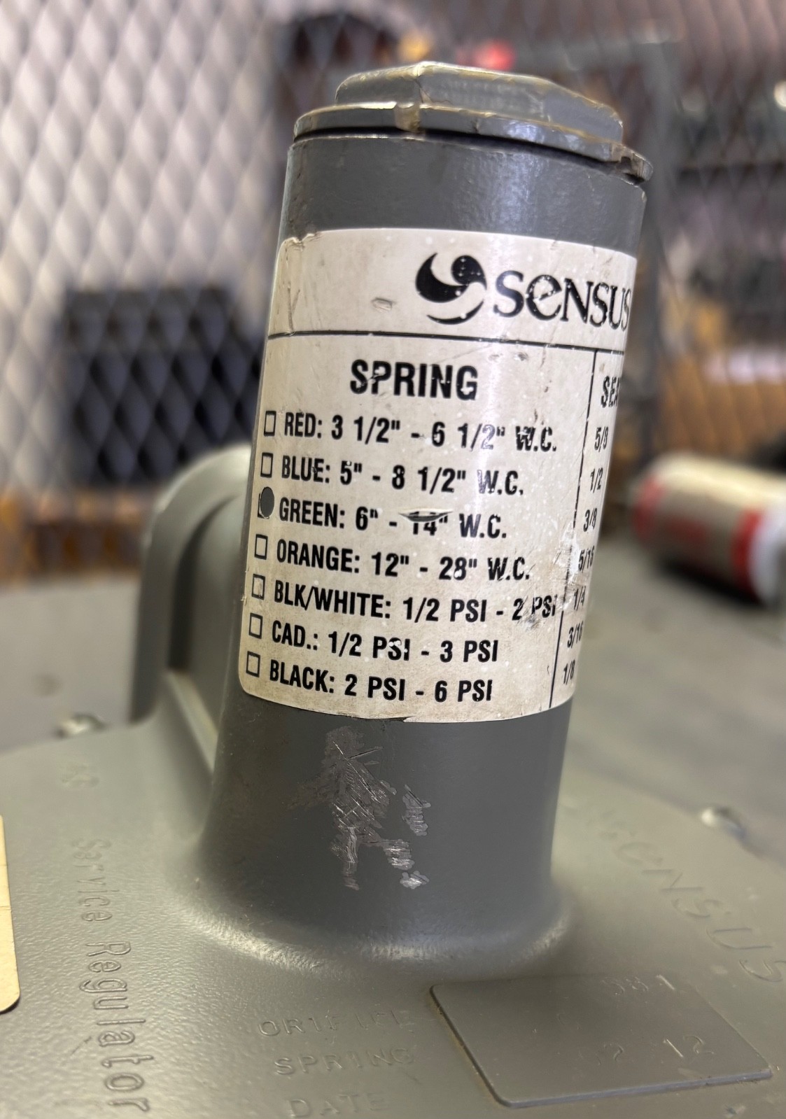 Sensus 143-80-2 Gas Regulator
