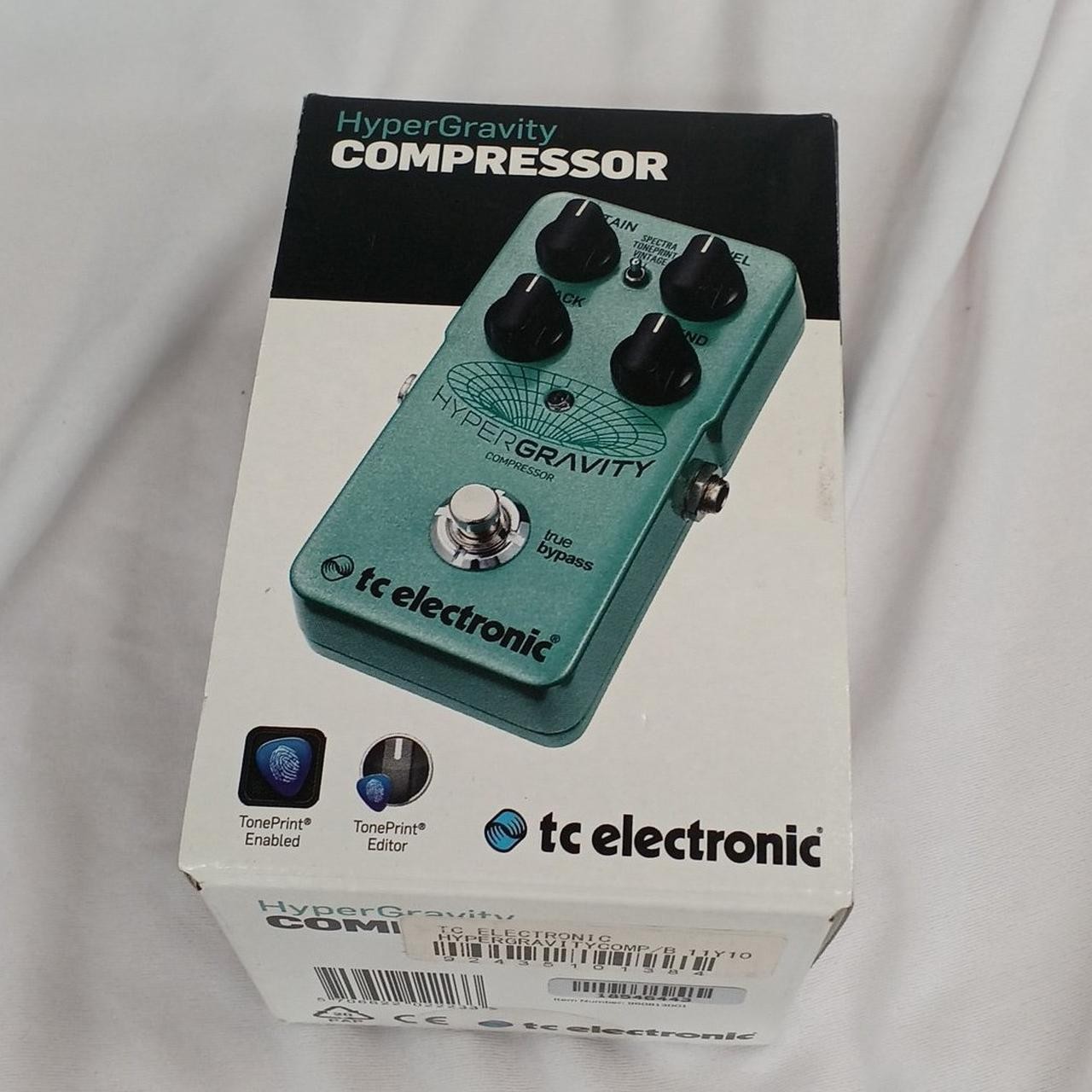 TC Electronic HyperGravity Compressor Effects Pedal Tested & Works 8515