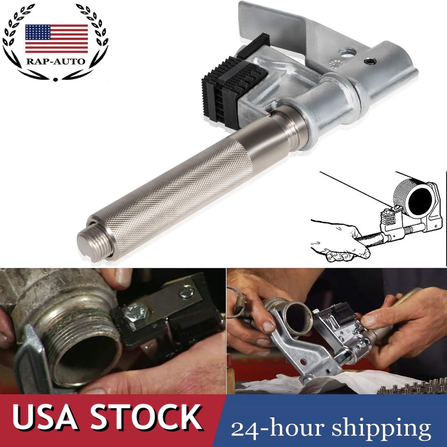 7402 Universal Outside Thread Chaser External Repair Tool for 1-1/4" to 5" O.D.