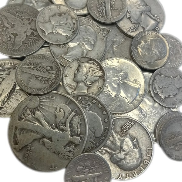 90% Junk Silver Coins $1 Face Value Mixed Pre-65  - Average Circulated Condition