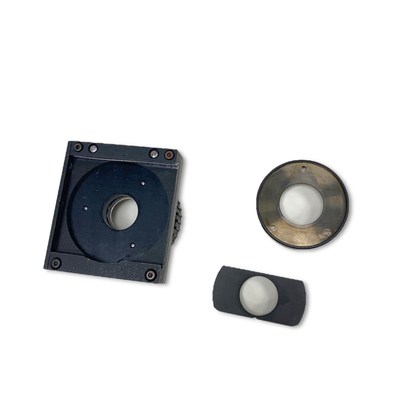 Nikon Microphot FX Microscope Mounts Part and Slide Filter, 3 Pcs