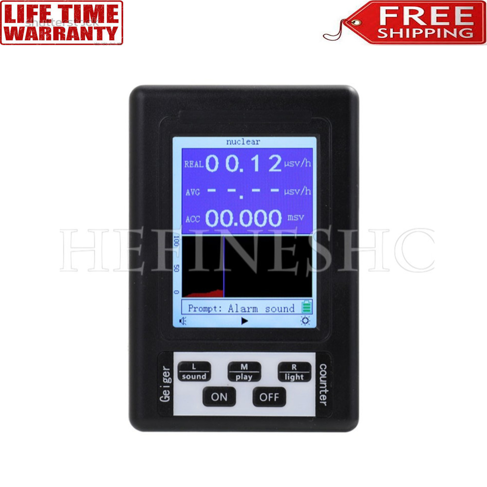 BR-9B Digital Display Nuclear Radiation Detector Geiger Counter Semi-functional